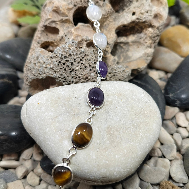 Nuestra selección de pulseras de plata y minerales