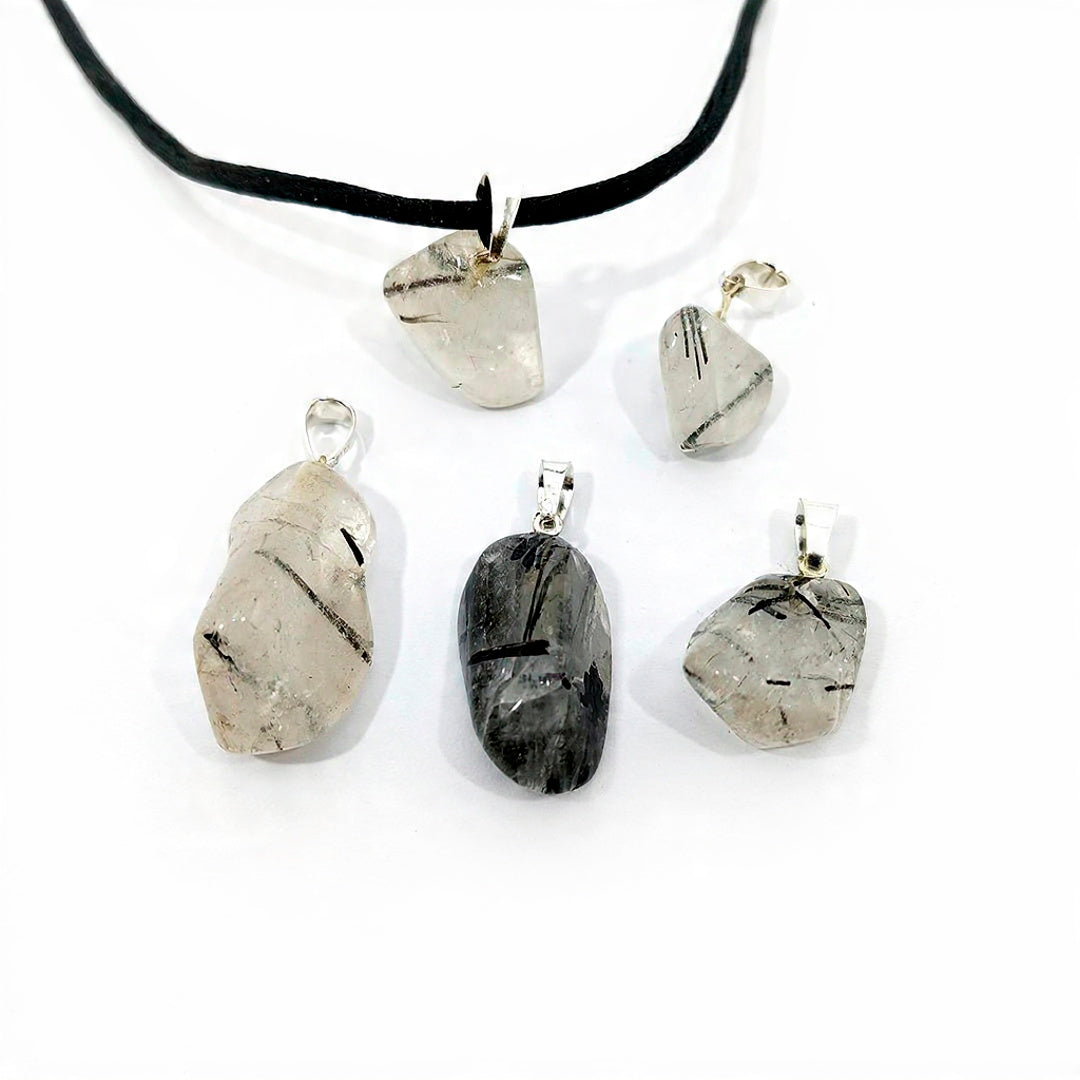 Colgante cuarzo Turmalinado