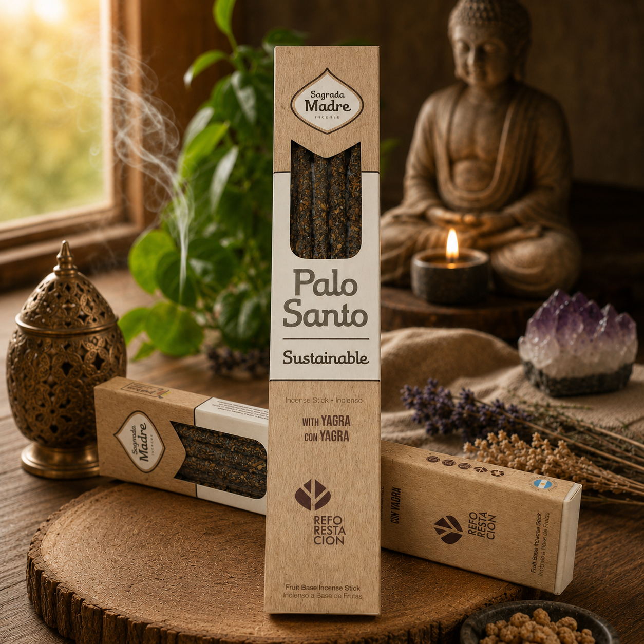 Incienso Palo Santo con Yagra - Sagrada madre