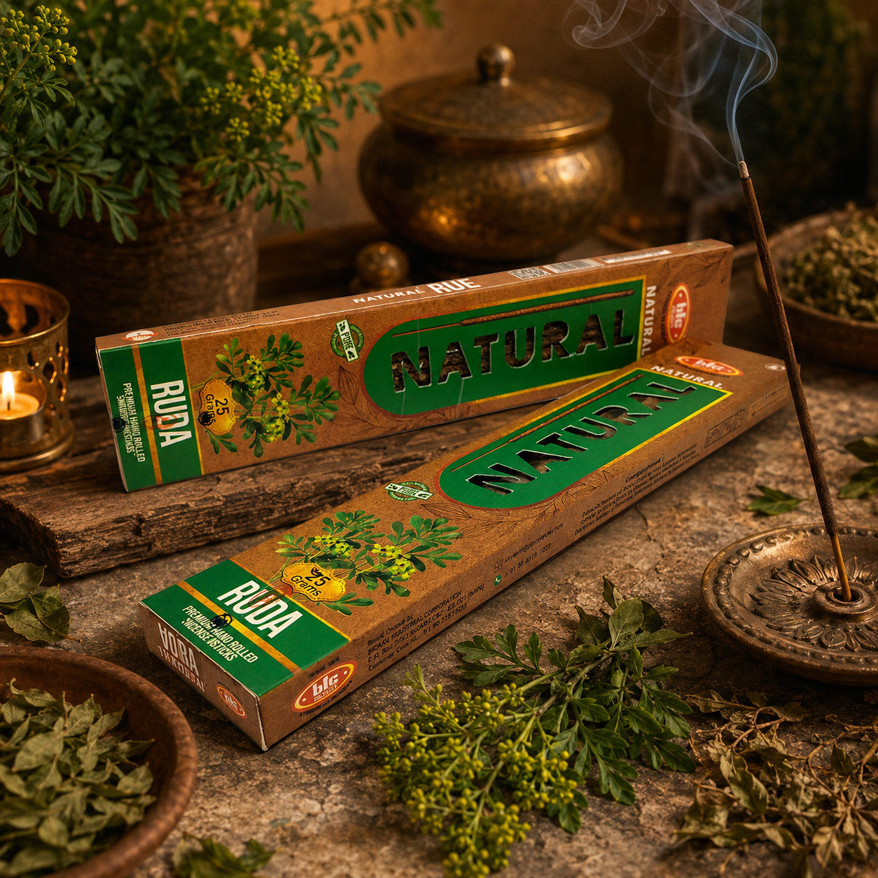 Incienso Ruda - Natural Ruda de Bindu Incense Craft