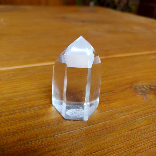 Cuarzo maestro canalizador-transmisor extra transparente para terapia Tameana