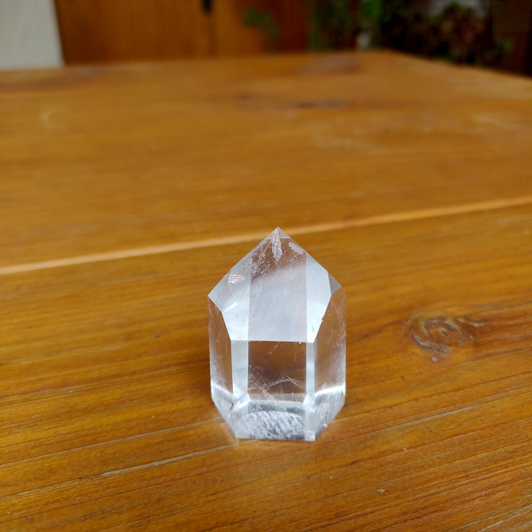 Cuarzo maestro canalizador-transmisor extra transparente