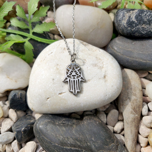 Colgante mano de Fatima inox
