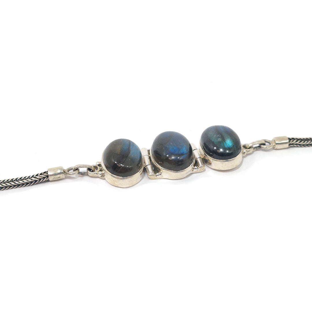 Silver-plated Chakra Bracelet
