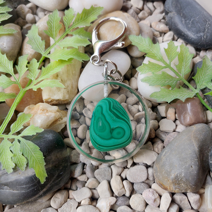Mineral keychains