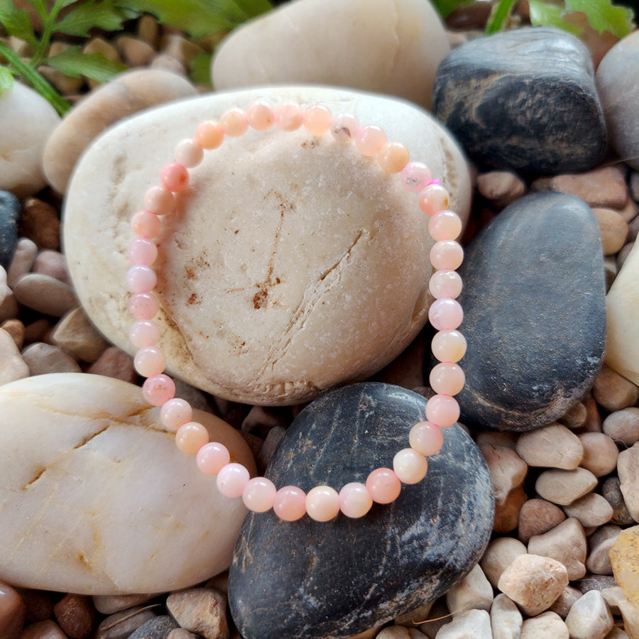 Pulsera Ópalo rosa mini