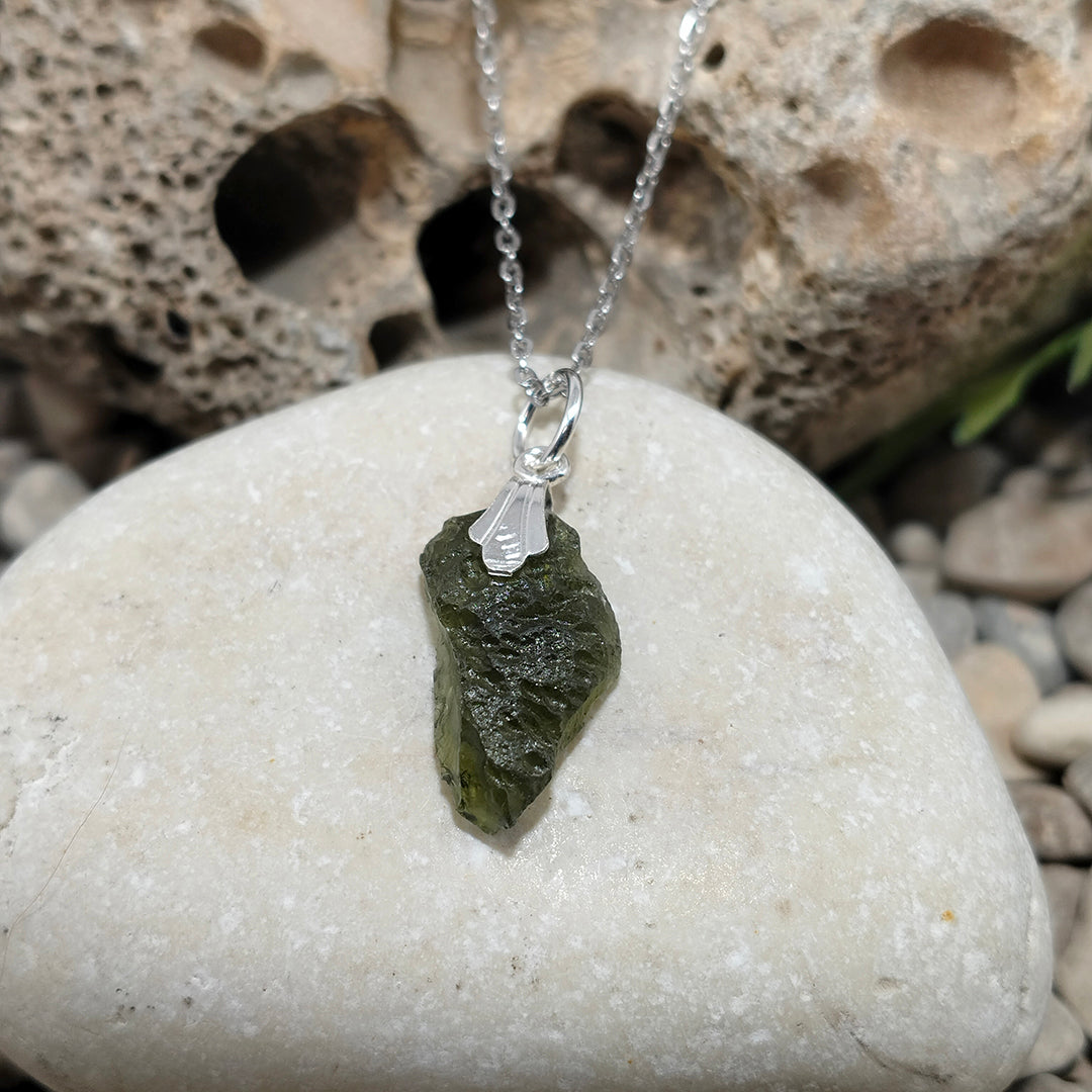 Moldavite Pendant