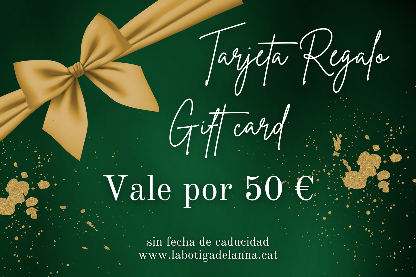 Tarjetas regalo La botiga de l'Anna