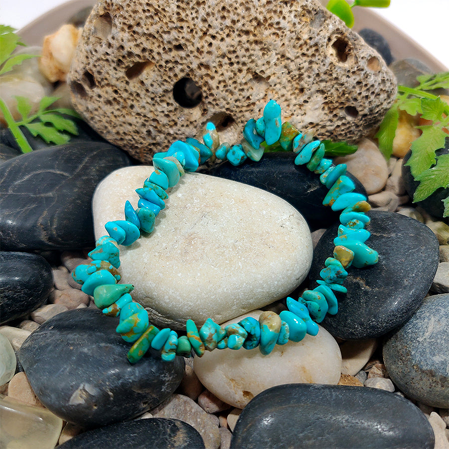 Turquoise Chip Bracelet