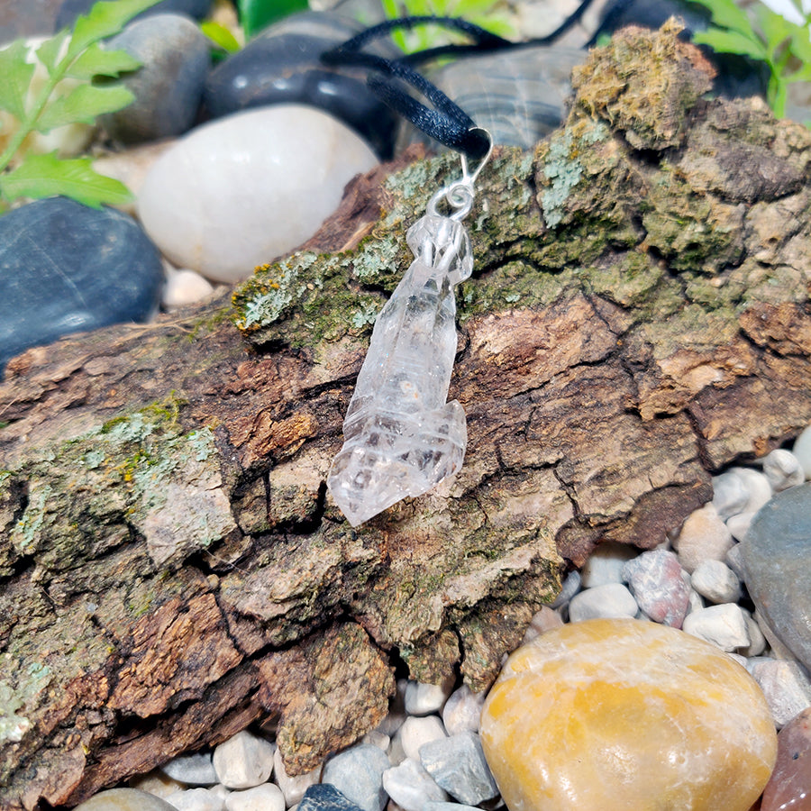 Herkimer Diamond Quartz Pendant