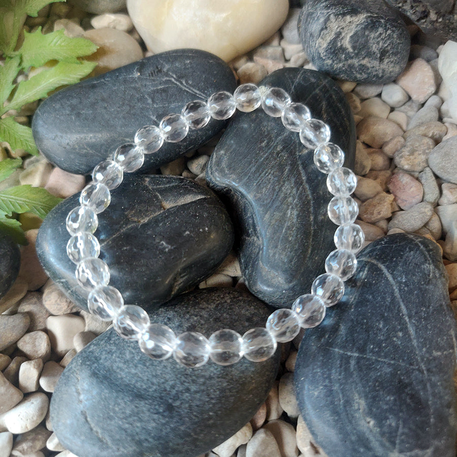 Faceted Quartz Bracelet