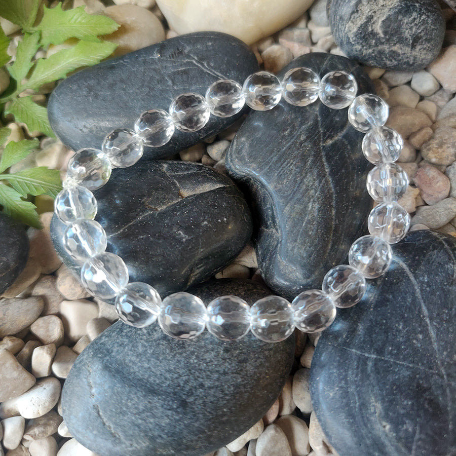 Faceted Quartz Bracelet