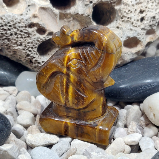Tiger's Eye Lucky Elephant