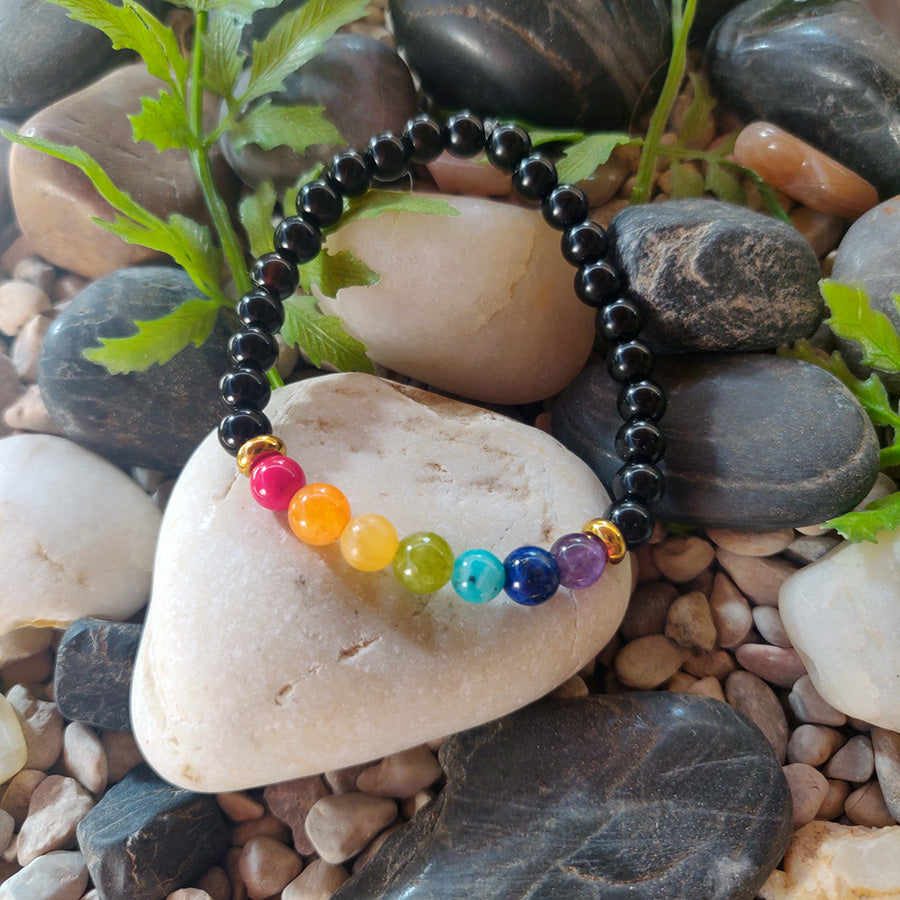 Pulsera Onix Chakras