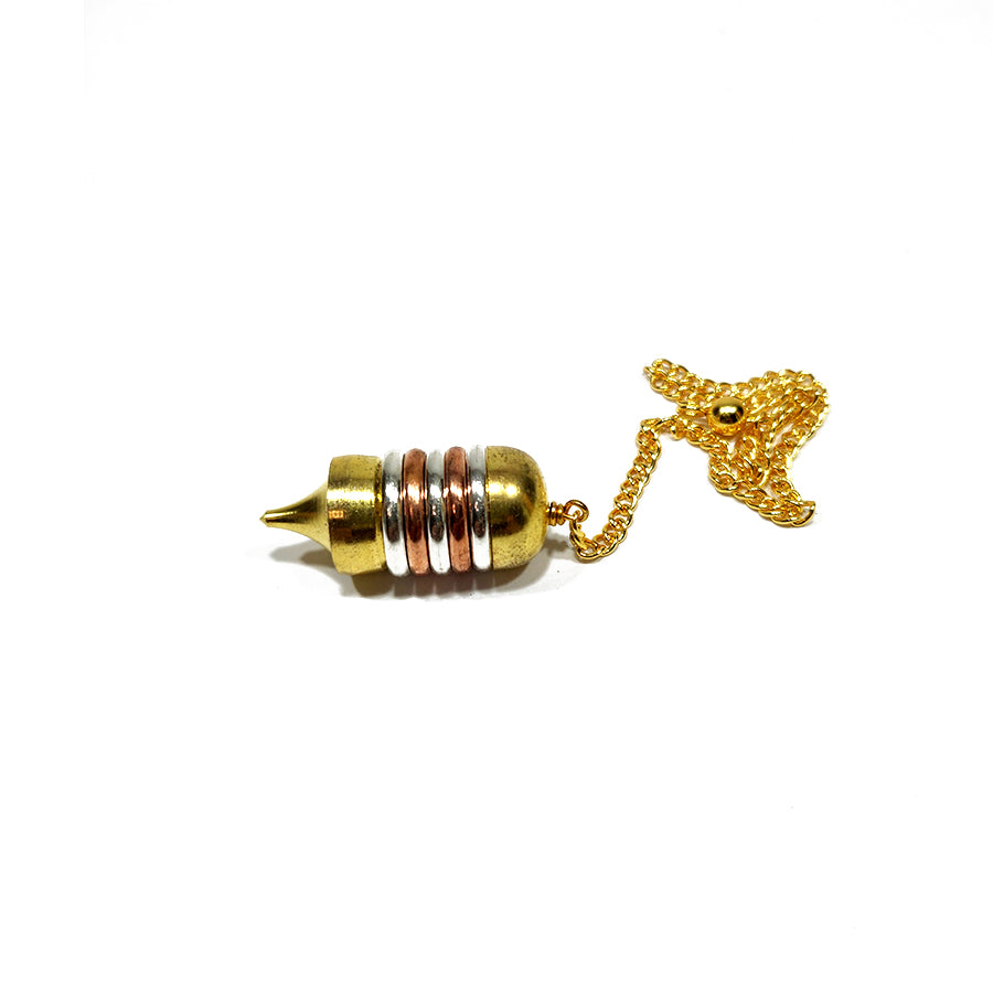 Osiris pendulum bronze, copper and silver plated
