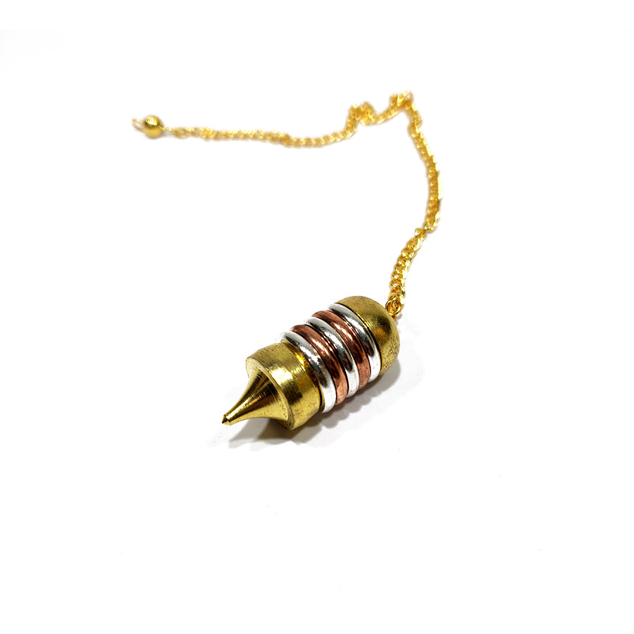 Osiris pendulum bronze, copper and silver plated