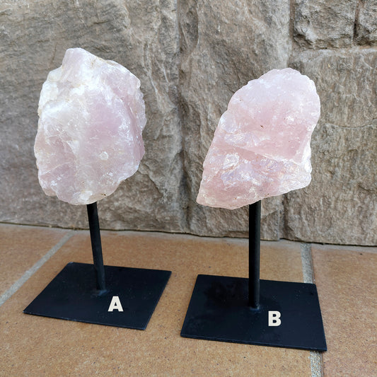 Peana cuarzo rosa