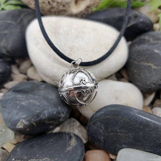 Colgante llamador de ángeles plata