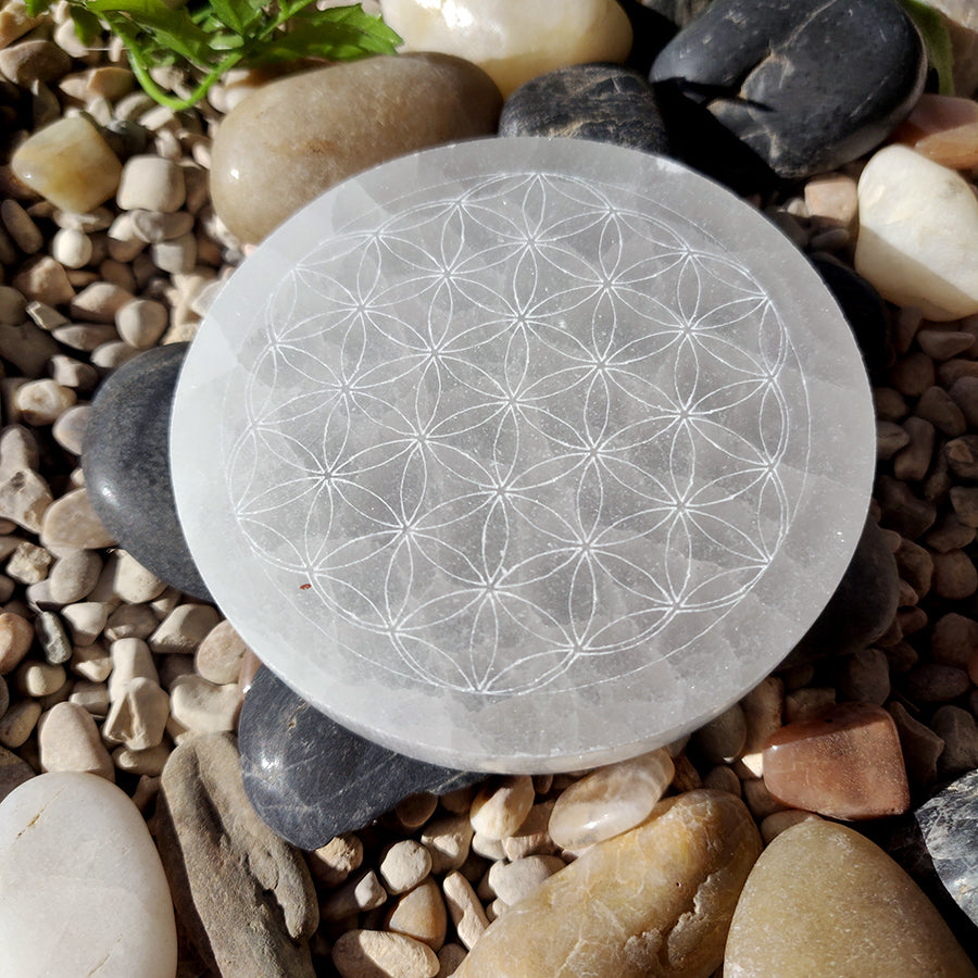Selenite Plate
