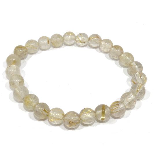 Pulsera Cuarzo Rutilado