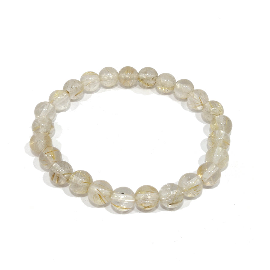 Pulsera Cuarzo Rutilado