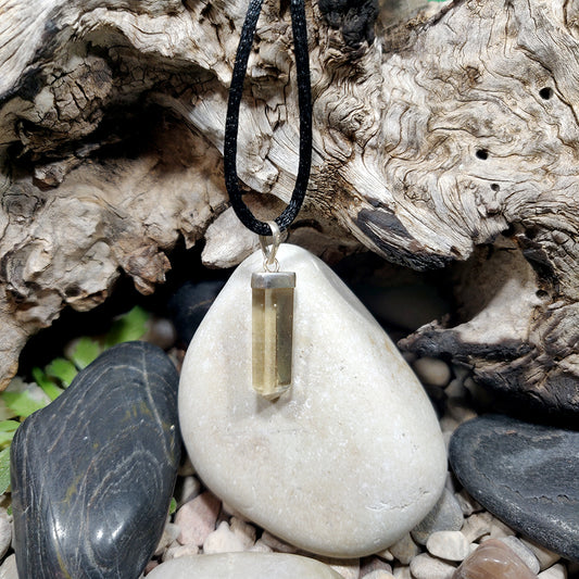 Colgante punta citrino natural