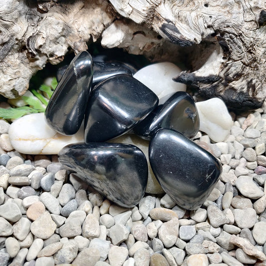 Rodado de Shungit / Protección EMF / Protección 5G