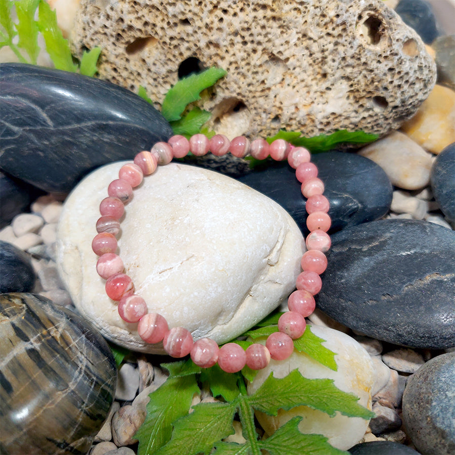 Rhodochrosite bracelet quality A