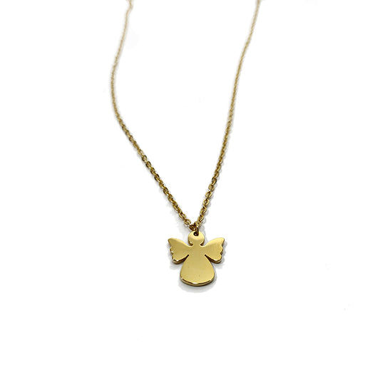 Golden angel pendant