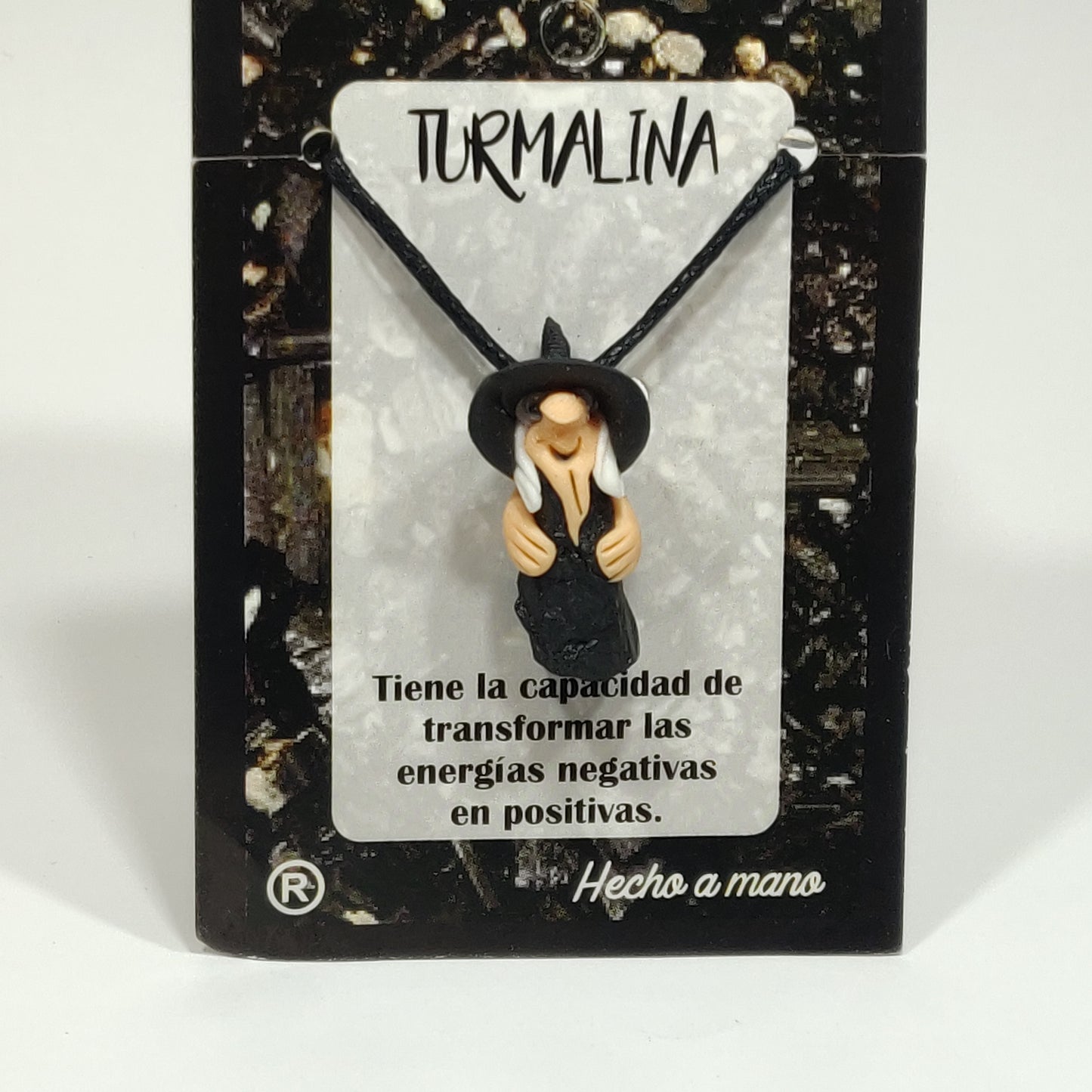 Colgante brujita turmalina