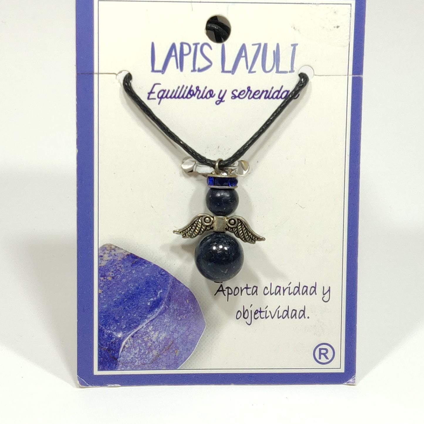 Lapis lazuli angel pendant