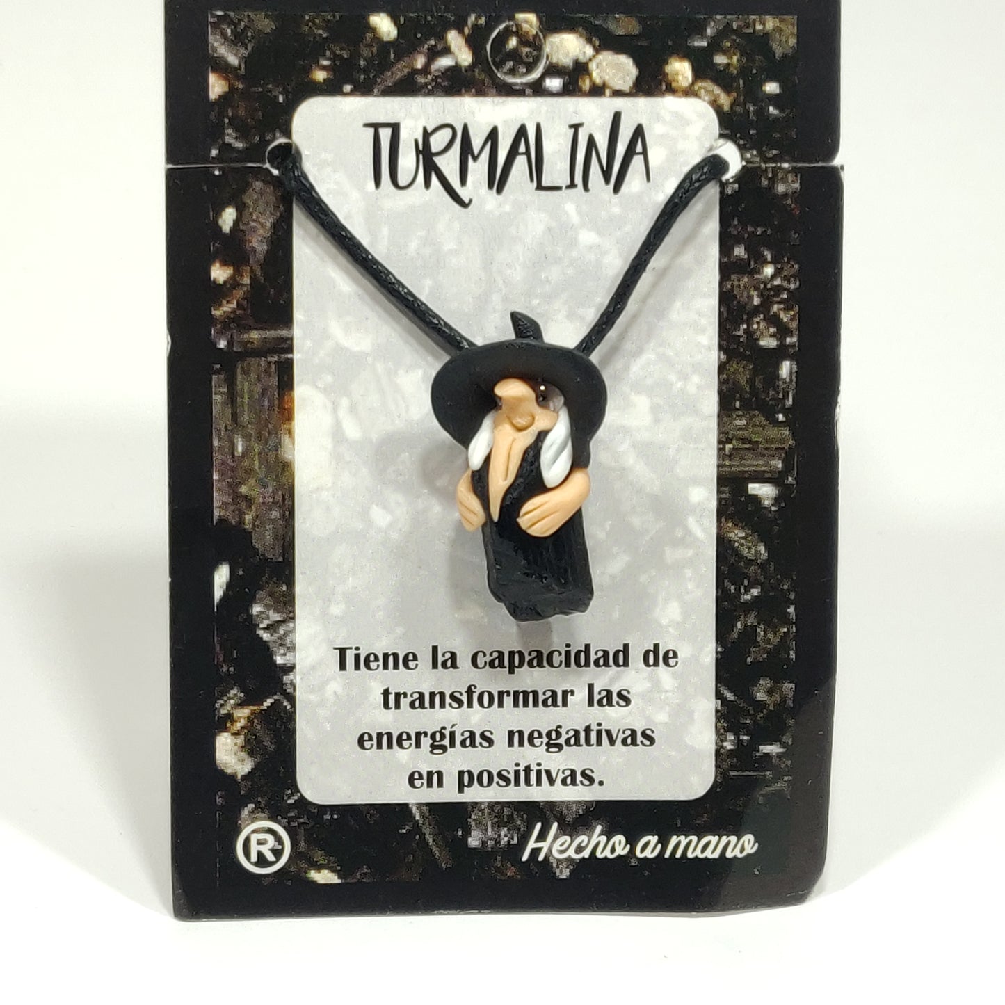 Colgante brujita turmalina