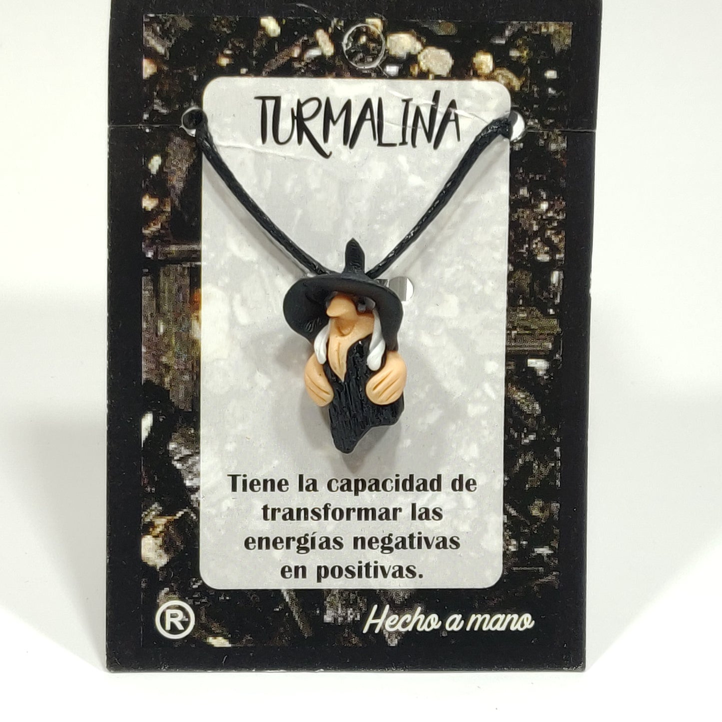 Colgante brujita turmalina