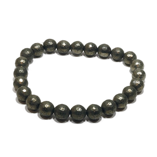 Faceted Pyrite Bracelet