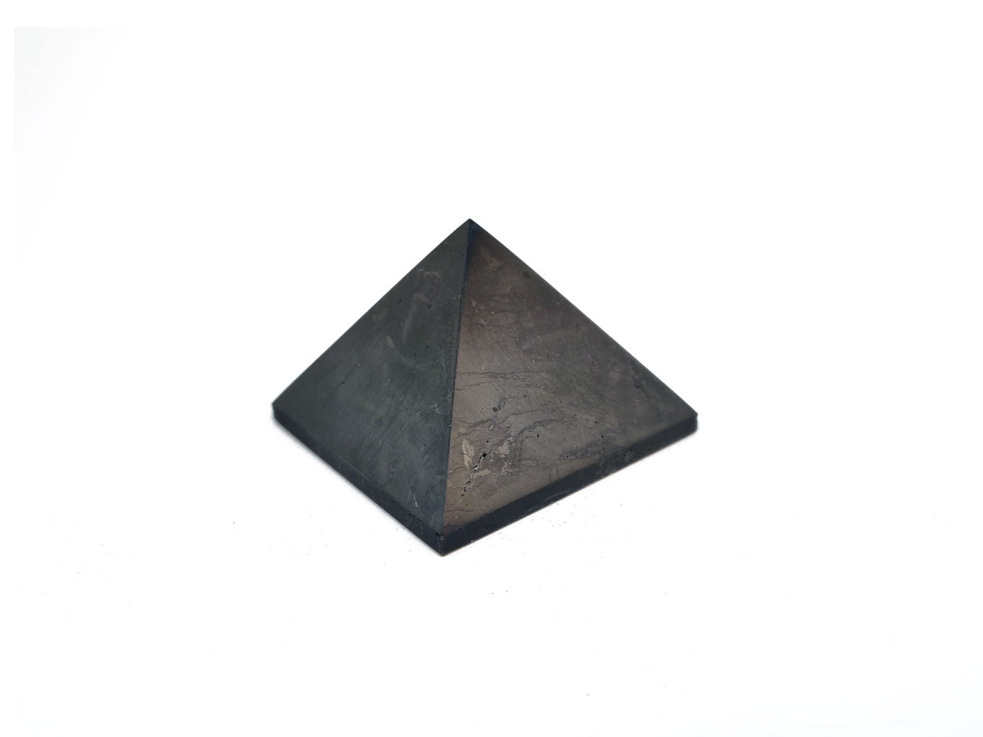 Pirámide Shungit Pulida/Protección EMF / Protección 5G