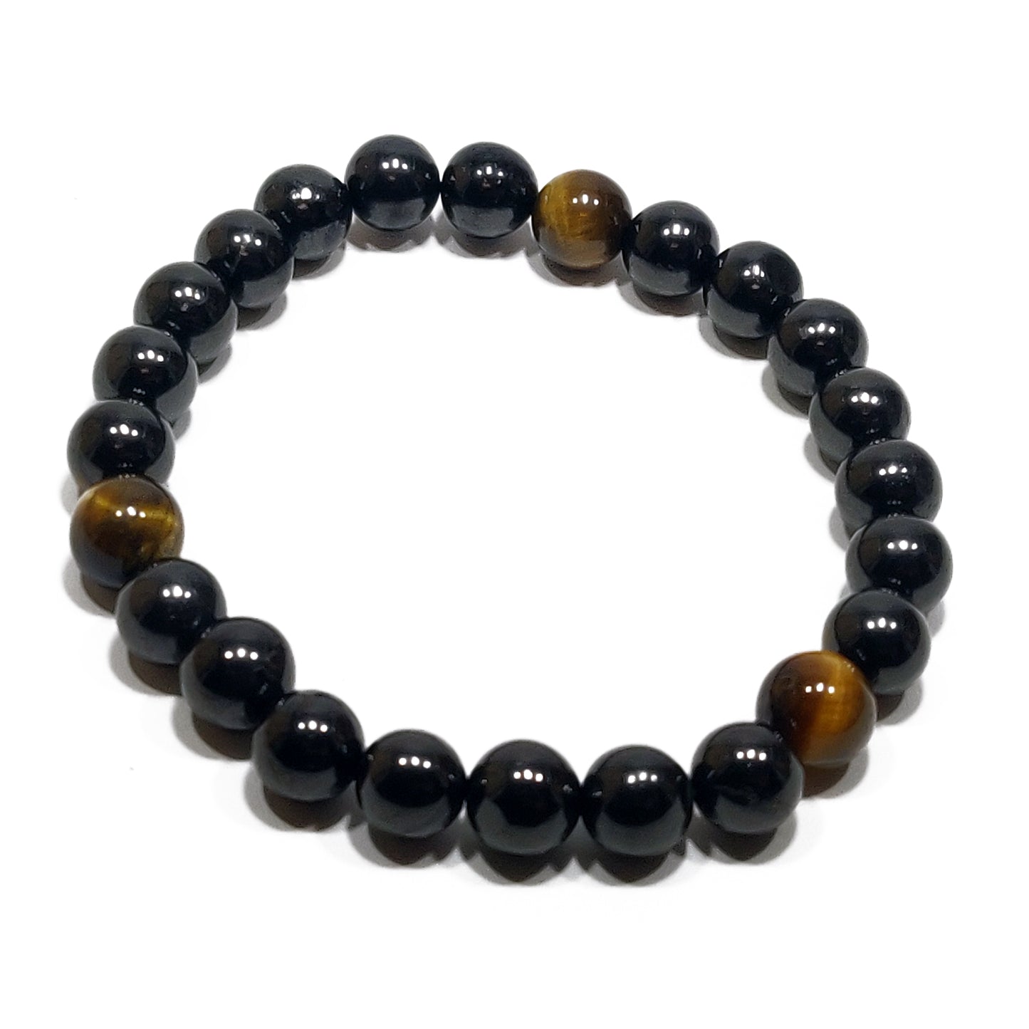 Pulsera Shungit-Ojo de tigre