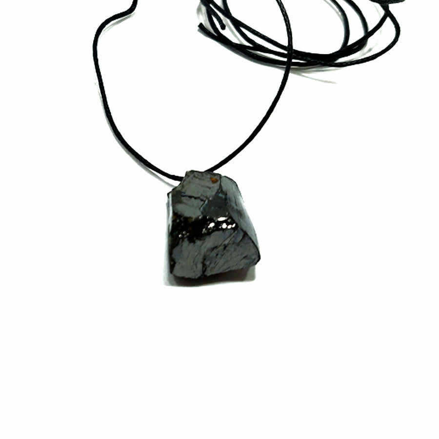 Colgante Shungit Elite Cristalizada/Protección EMF / Protección 5G