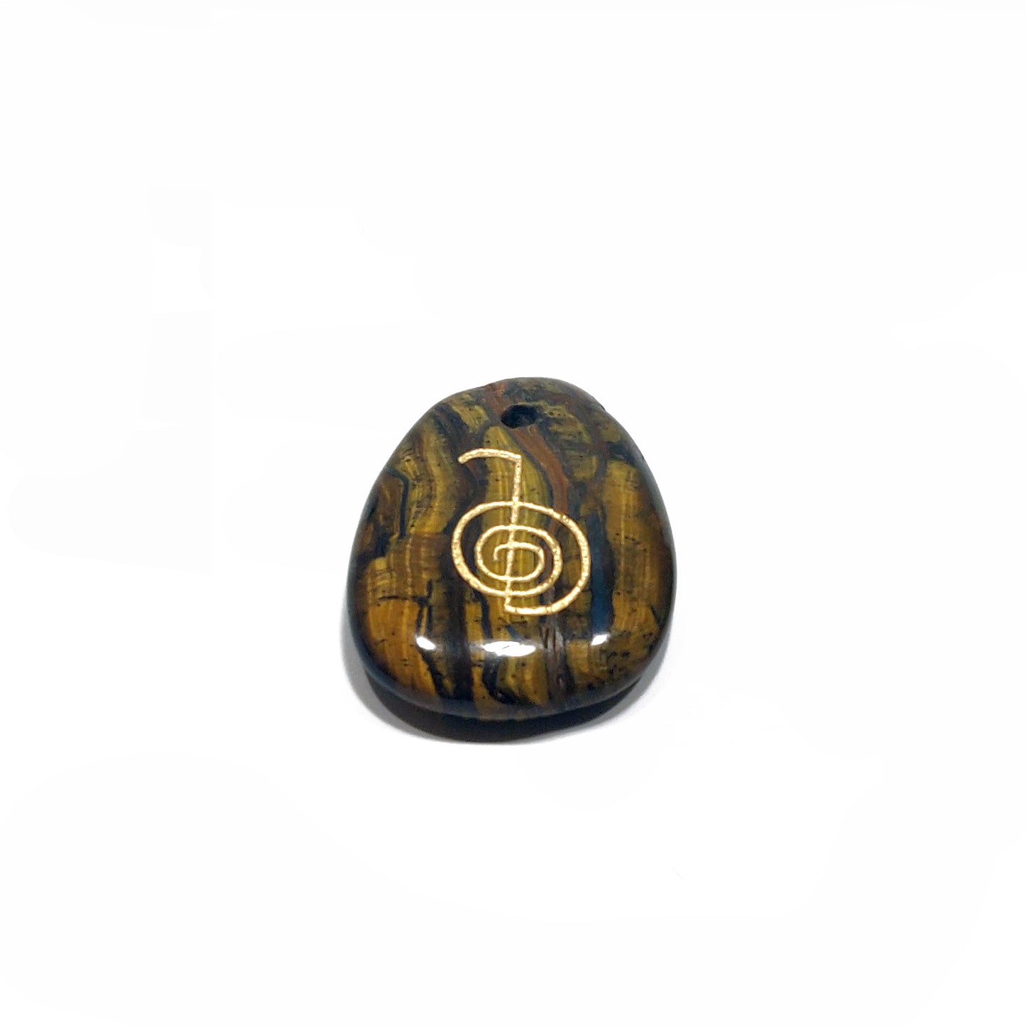 Colgante rodado Ojo de Tigre Cho Ku Rei