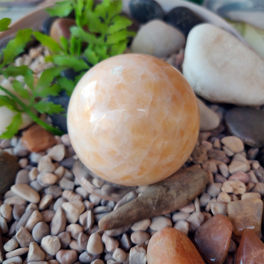 Calcite Sphere 56 mm.