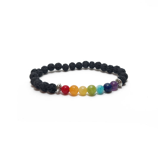 Lava 6 Chakra Bracelet