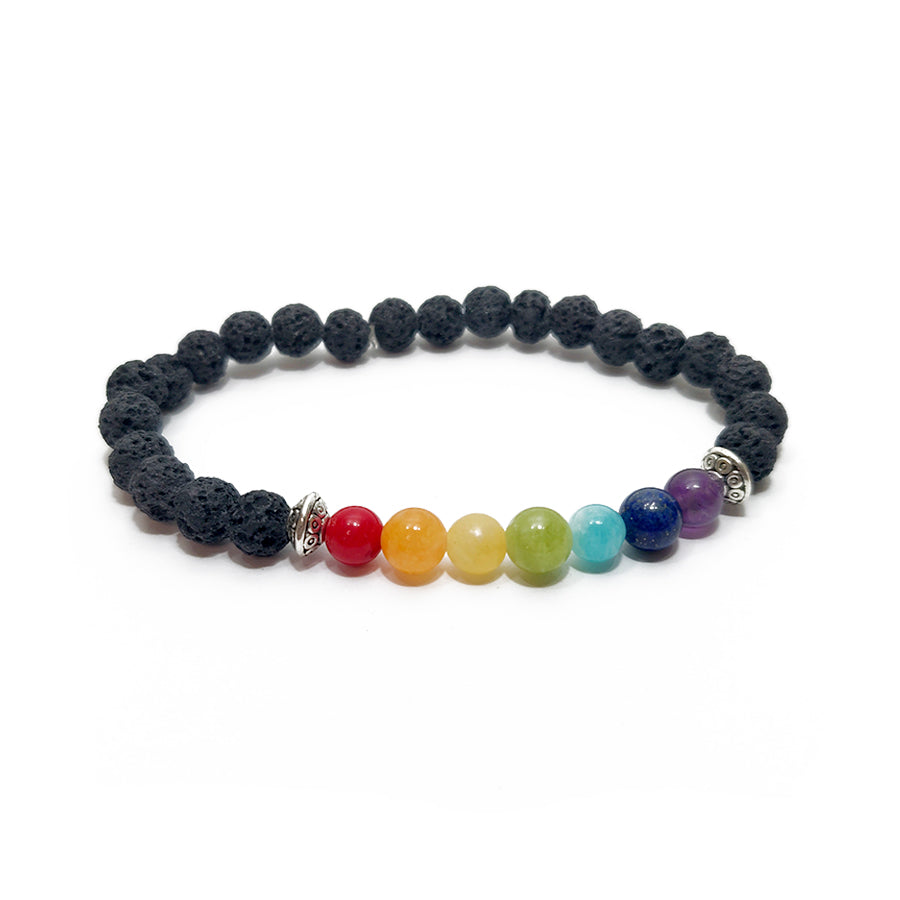 Lava 6 Chakra Bracelet