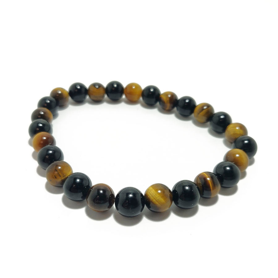 Pulsera Ojo de Tigre y Turmalina
