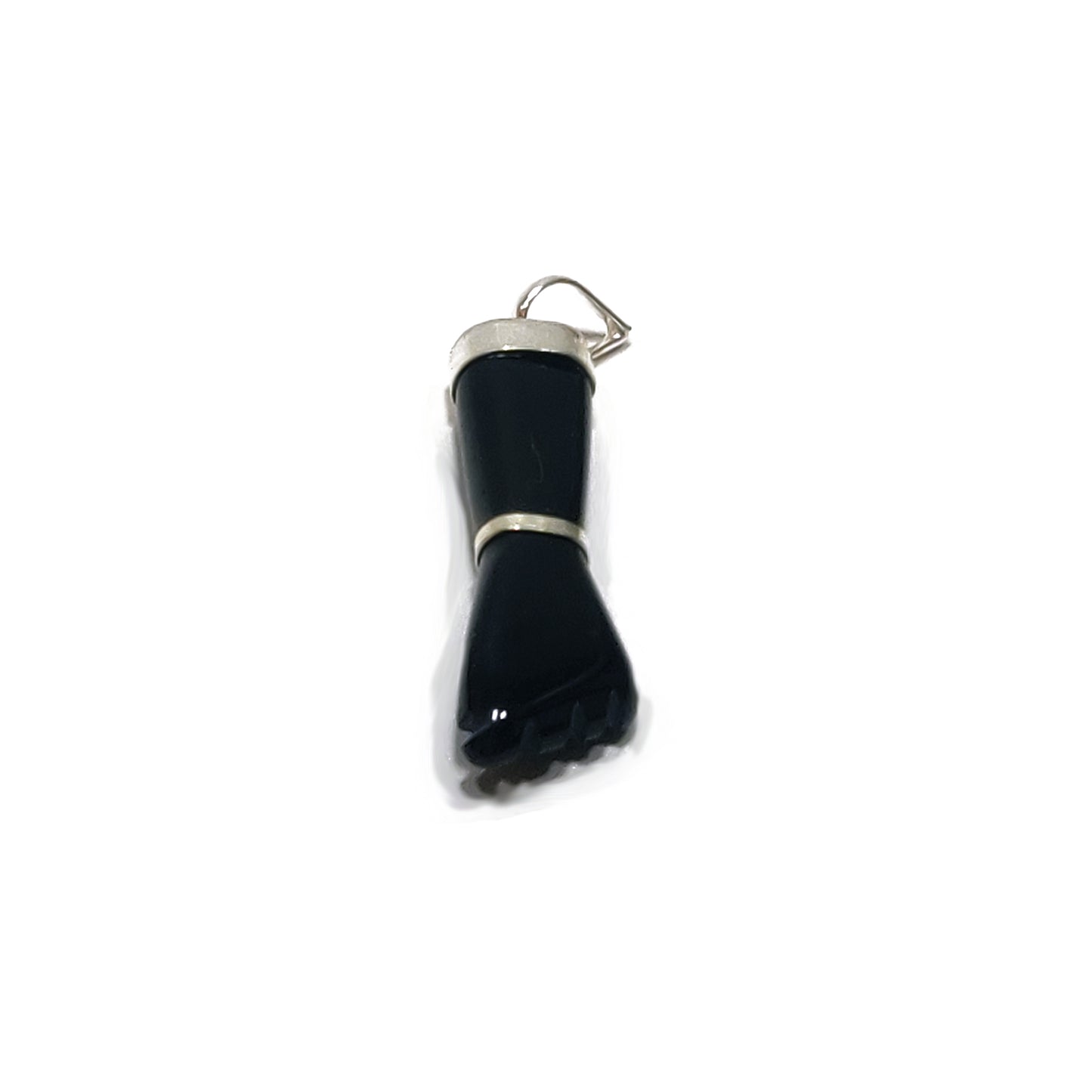 Onyx fist pendant