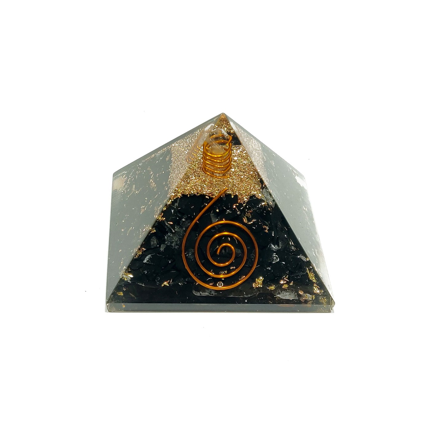 Orgonite Tourmaline Pyramid / EMF Protection / 5G Protection