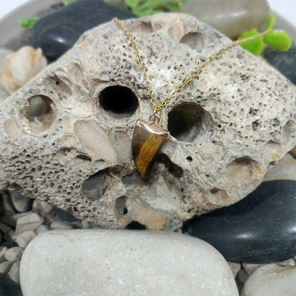 Shark fin pendant