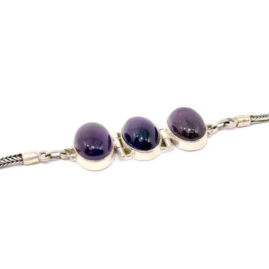 Pulsera Amatista plata