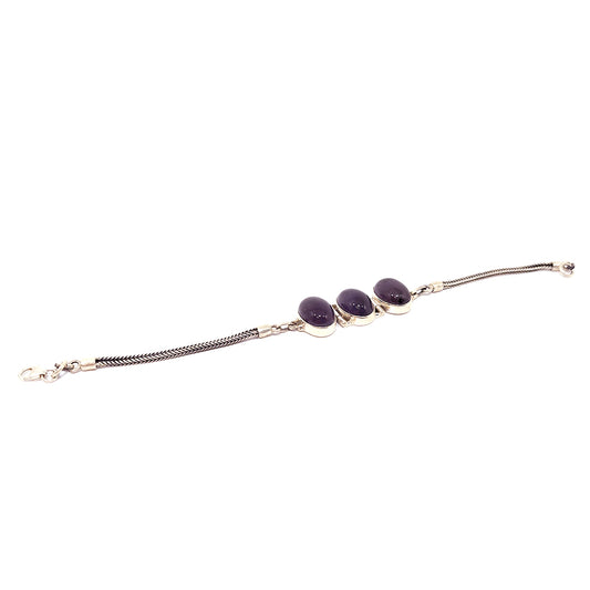 Pulsera Amatista plata
