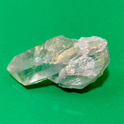 Drusa de cuarzo aqua-aura irradiada