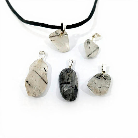 Colgante cuarzo Turmalinado