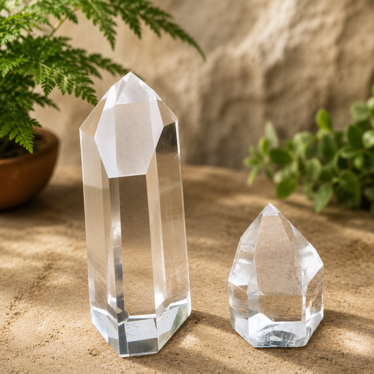 Extra clear master channeling-transmitting quartz